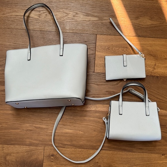 Elegant Grey and Black Women's Bag Set - Picture 6 of 7